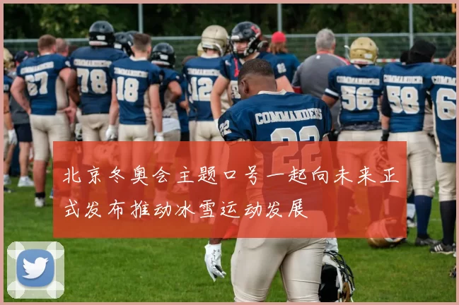 北京冬奥会主题口号一起向未来正式发布推动冰雪运动发展